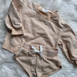 Jamie Kay Penny Sweat and Ivy Shortie Set - Size 2T - Fifi Floral